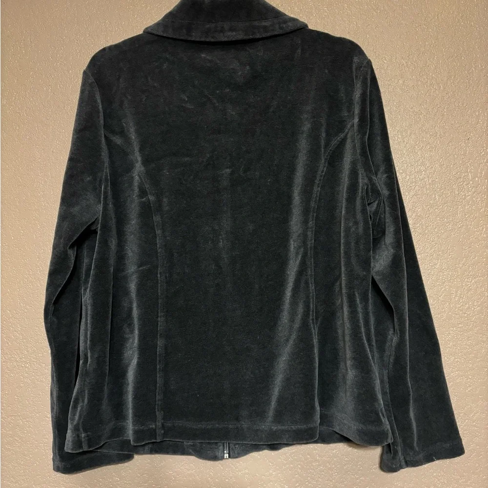 Zenergy Citystorm Velour Zip Front Jacket EUC -  2 - Picture 6 of 9